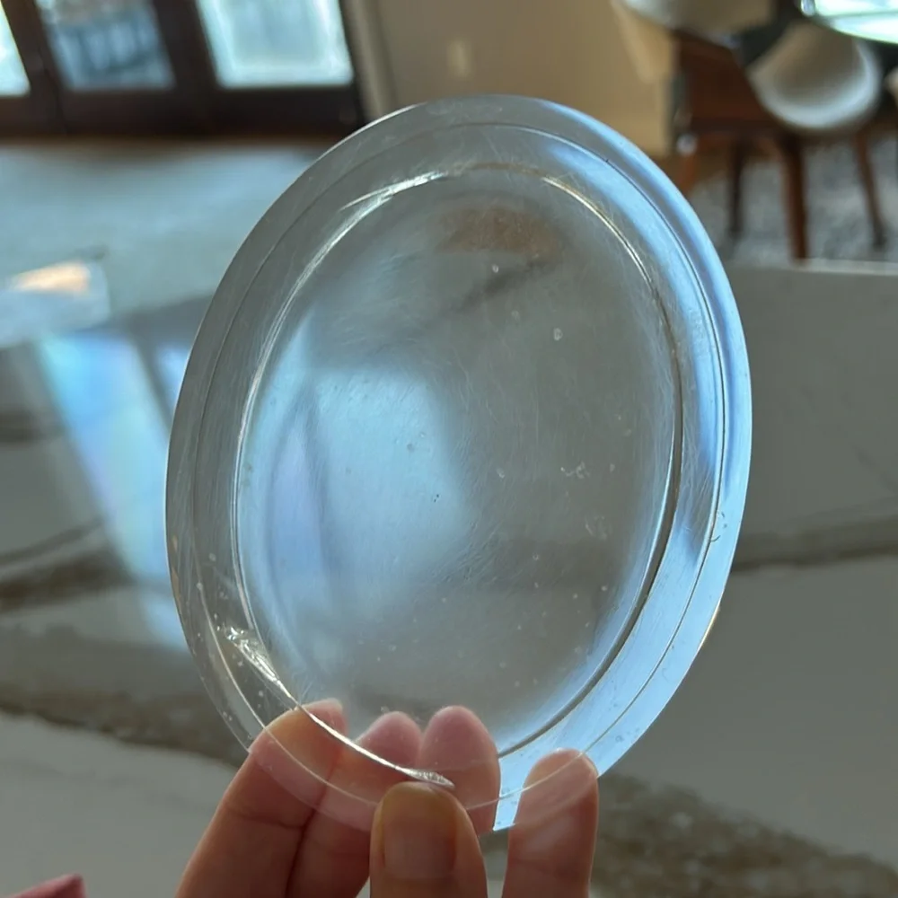 Acrylic cotton ball/q-tip holder